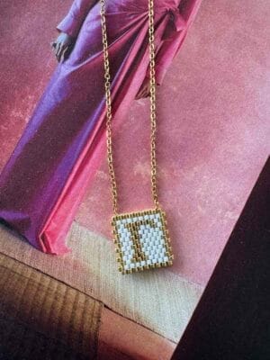 Κολιέ Επιχρυσωμένο με Αρχικά