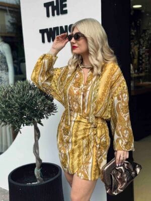 Maribel Wrap Skirt – Print