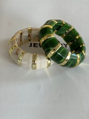 Βραχιόλι Κοκκάλινο Πράσινο