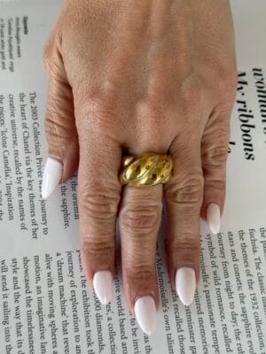 Δαχτυλίδι Ατσάλινο Επιχρυσωμένο