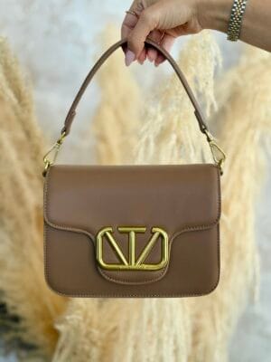 Τσάντα Δερματίνη Μπεζ