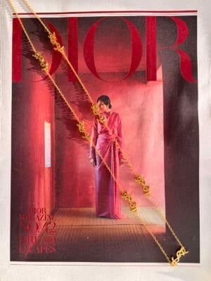 Κολιέ Ατσάλινο Επιχρυσωμένο