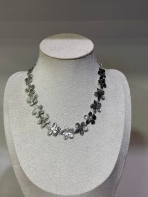 Κολιέ Ατσάλινο Ασημί