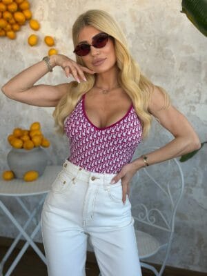 Μαγιό Ολόσωμο Βυσσινί