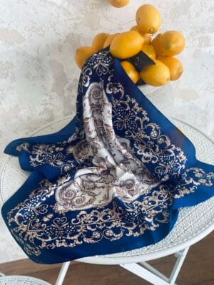 Μαντήλι Μπλε Εμπριμέ