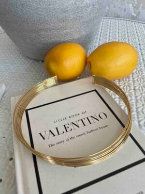 Τσόκερ Ατσάλινο Επιχρυσωμένο