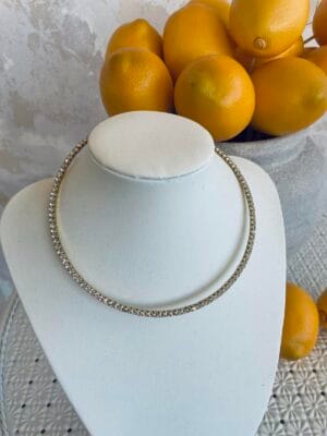 Τσόκερ Ατσάλινο Επιχρυσωμένο